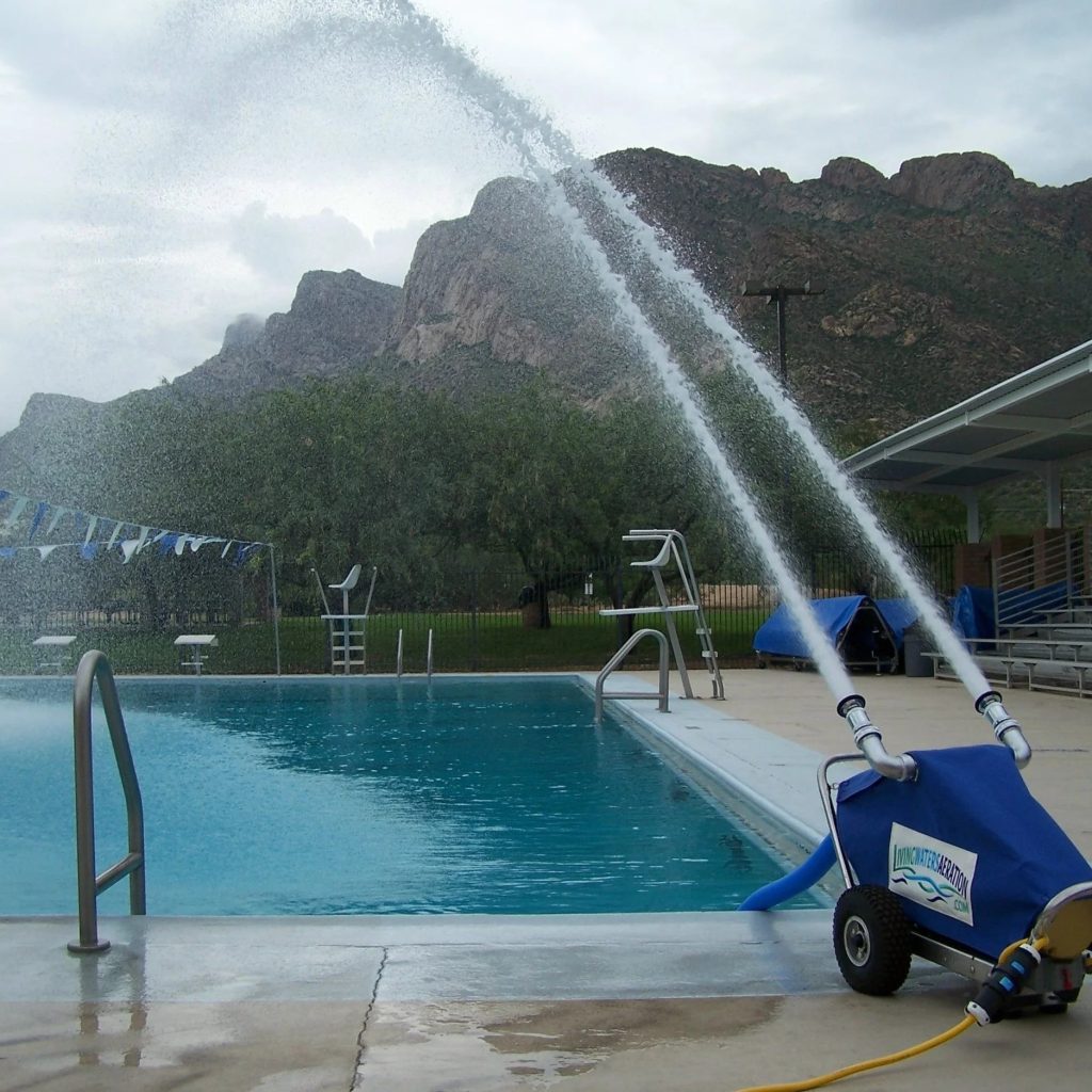 aerated water swimming