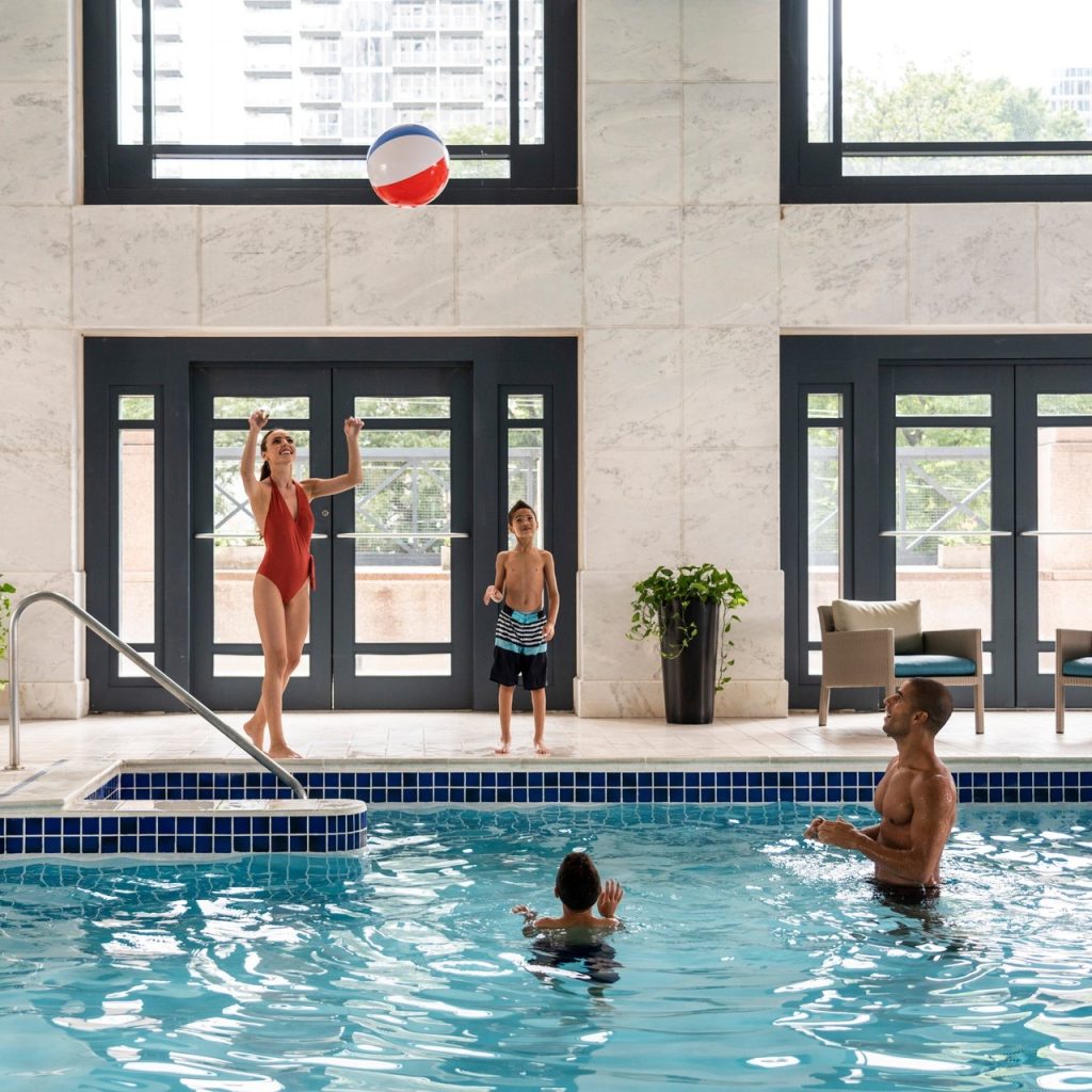 hotel with swimming pool