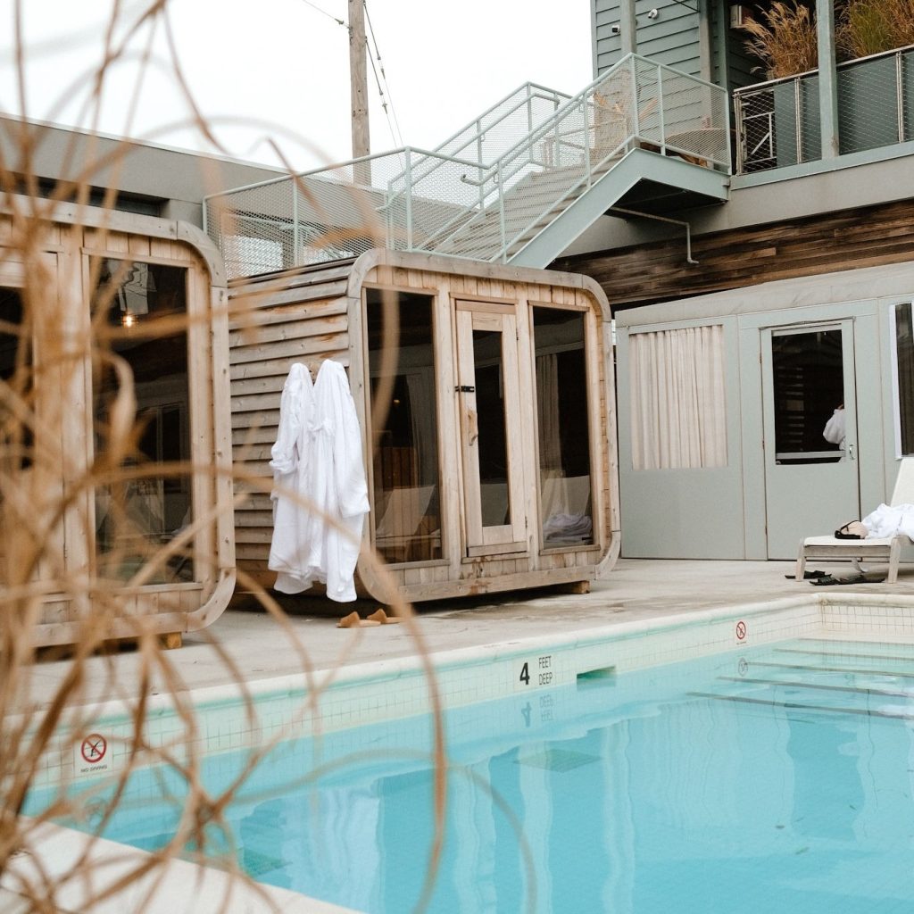 hotel with swimming pool