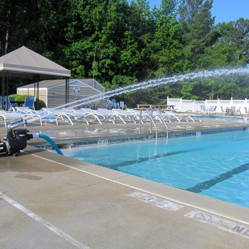 aerated water swimming