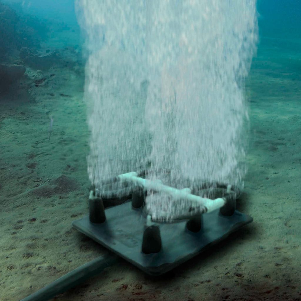 aerated water swimming