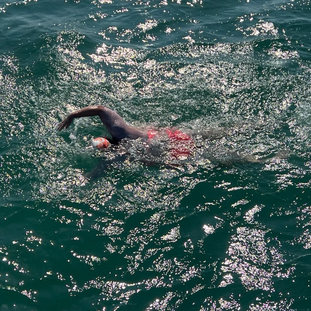 aerated water swimming