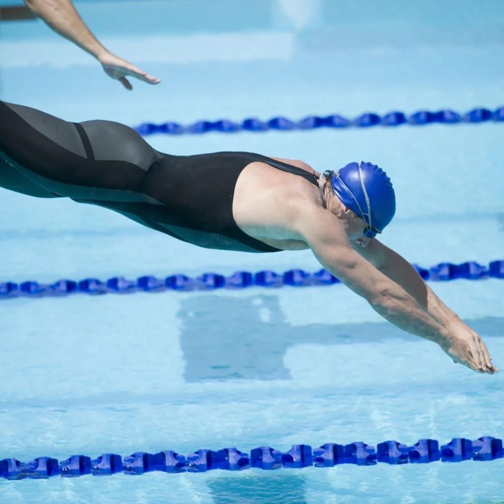 tech suits swimming