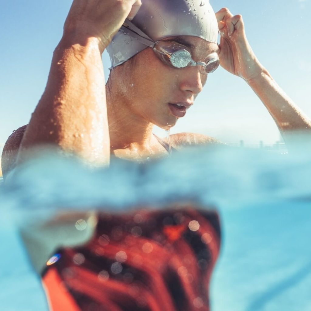 swimming with contacts