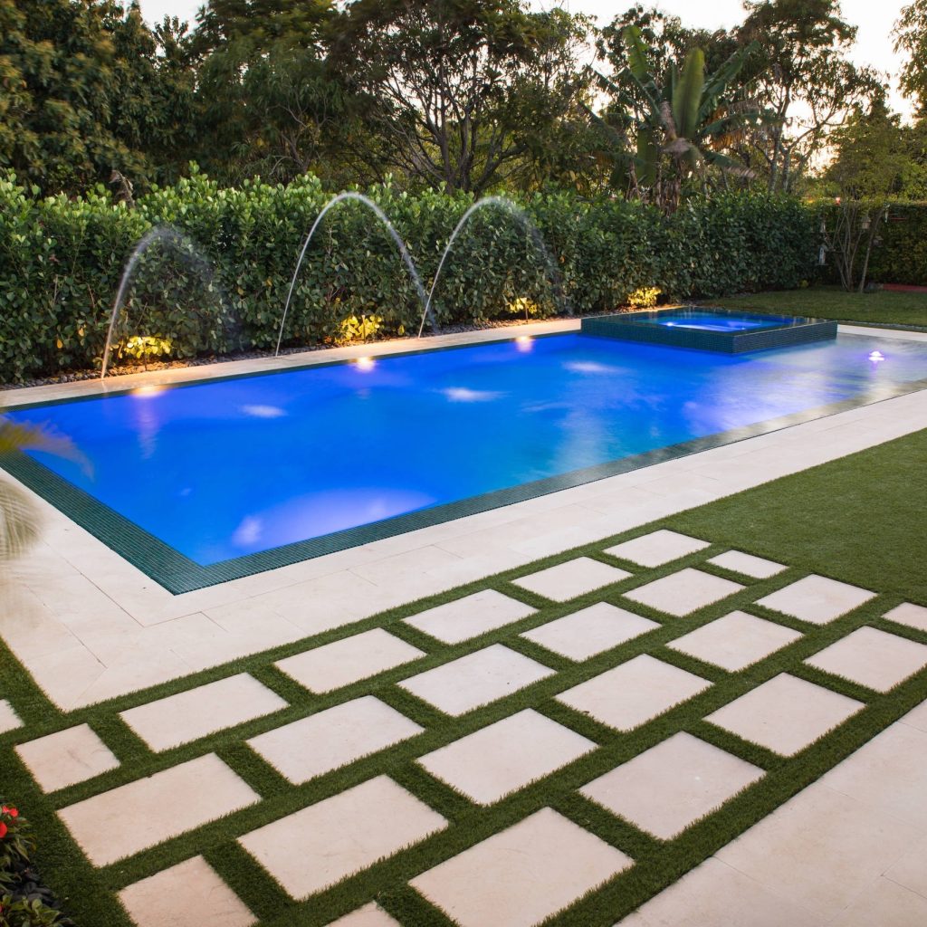 rectangle swimming pool