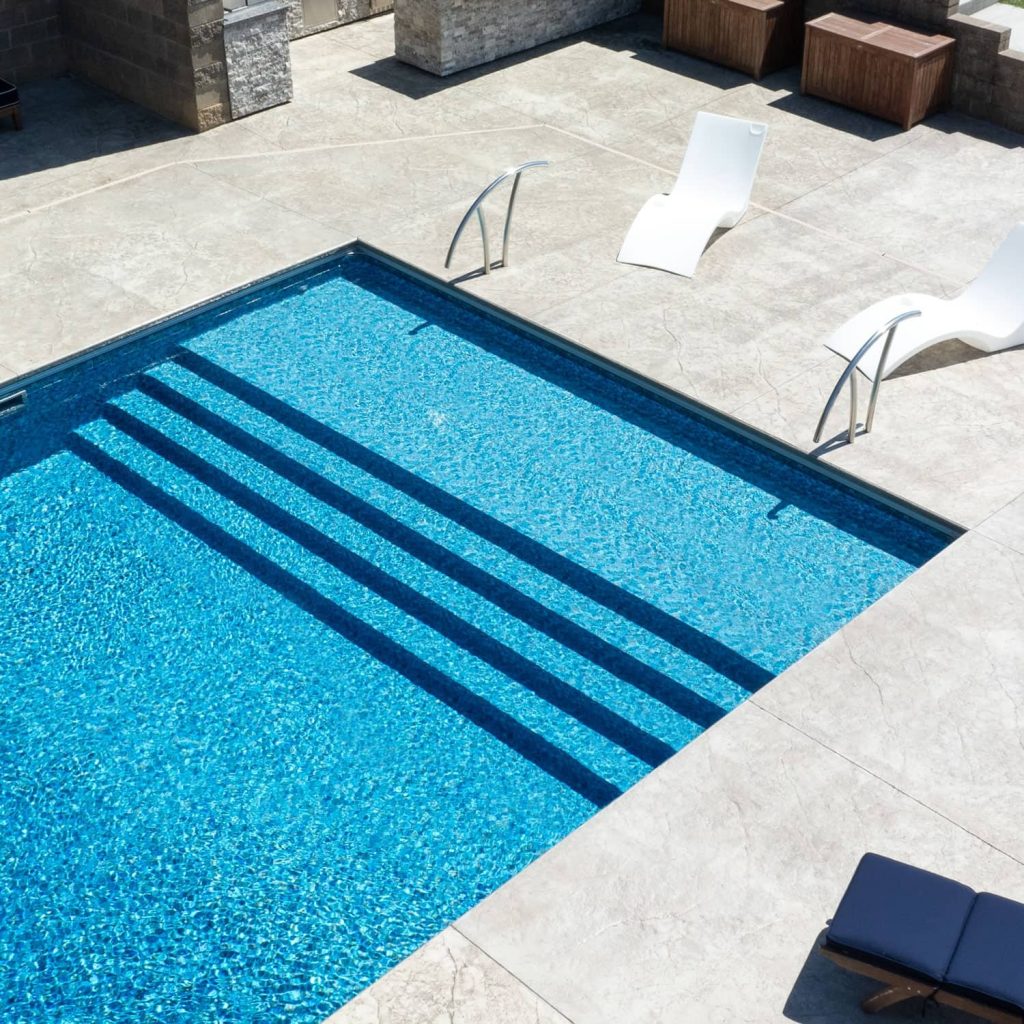 swimming pool steps