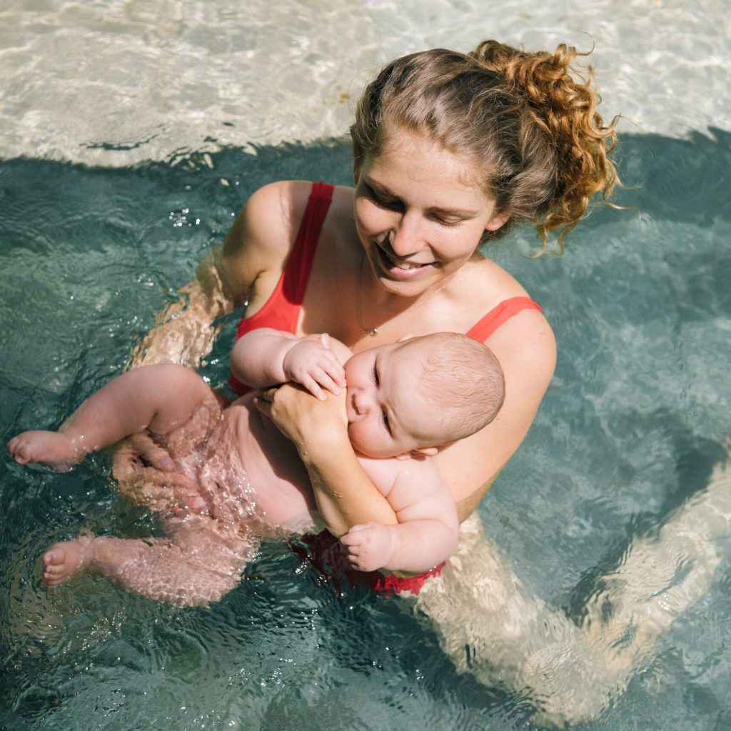 infant swimming