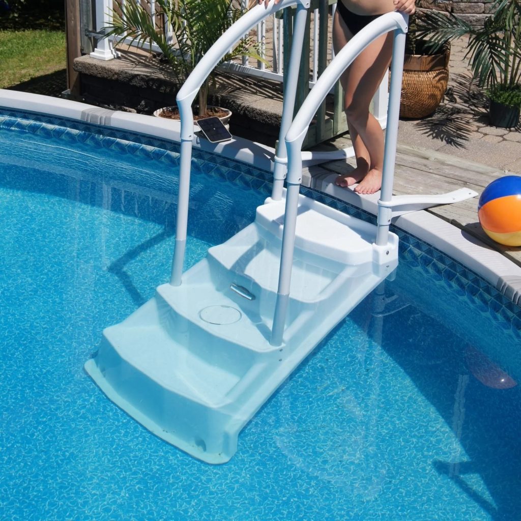 swimming pool steps