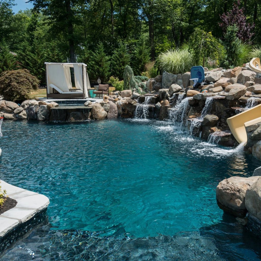 in ground swimming pool