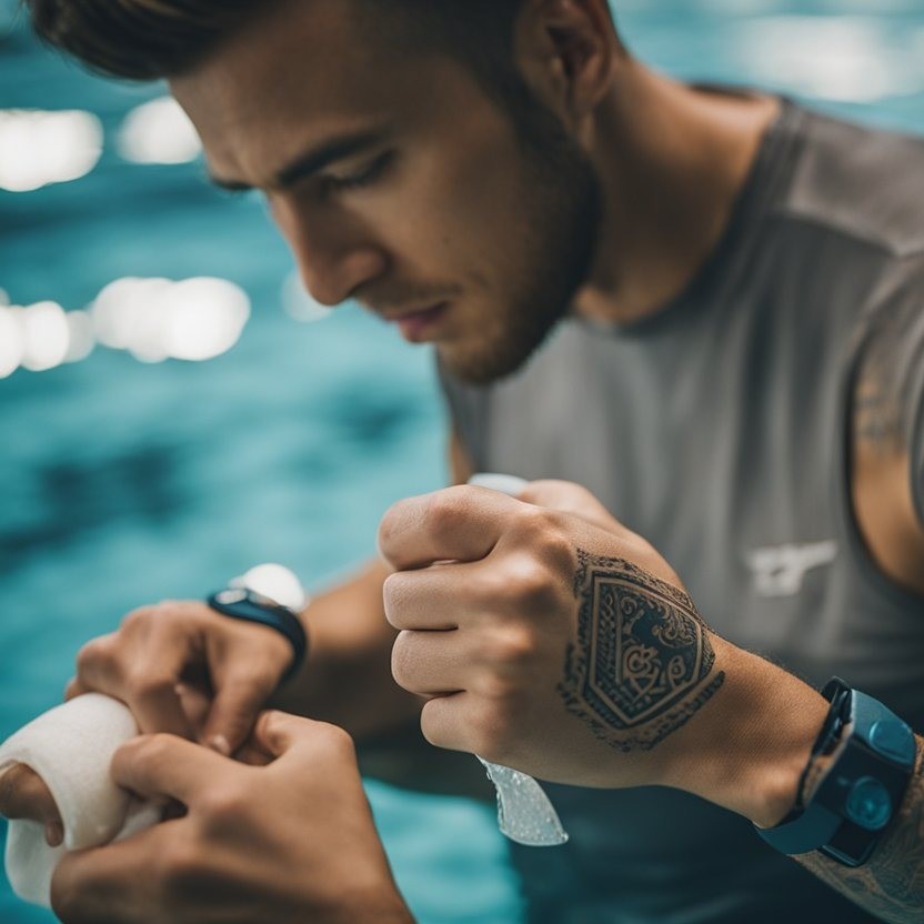 swimming after a tattoo